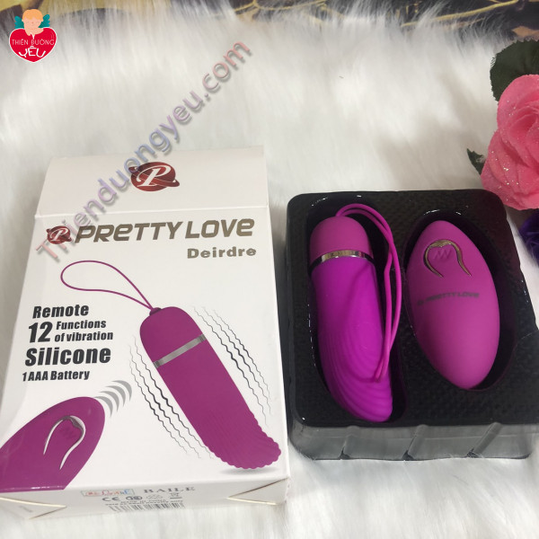 Trứng PrettyLove Deirdre - Rung Đa năng Cực Mạnh Hình Lưỡi Liếm
